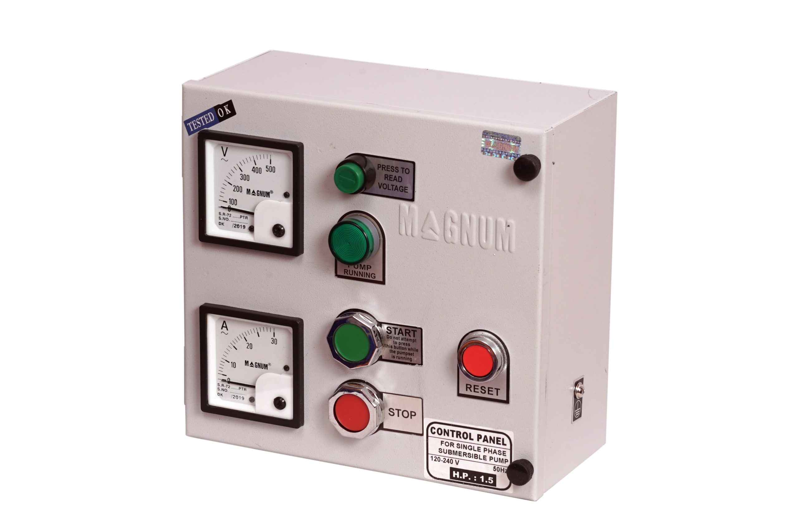 DOL Submersible Pump Panel Machk-1 Single Phase (Compact)