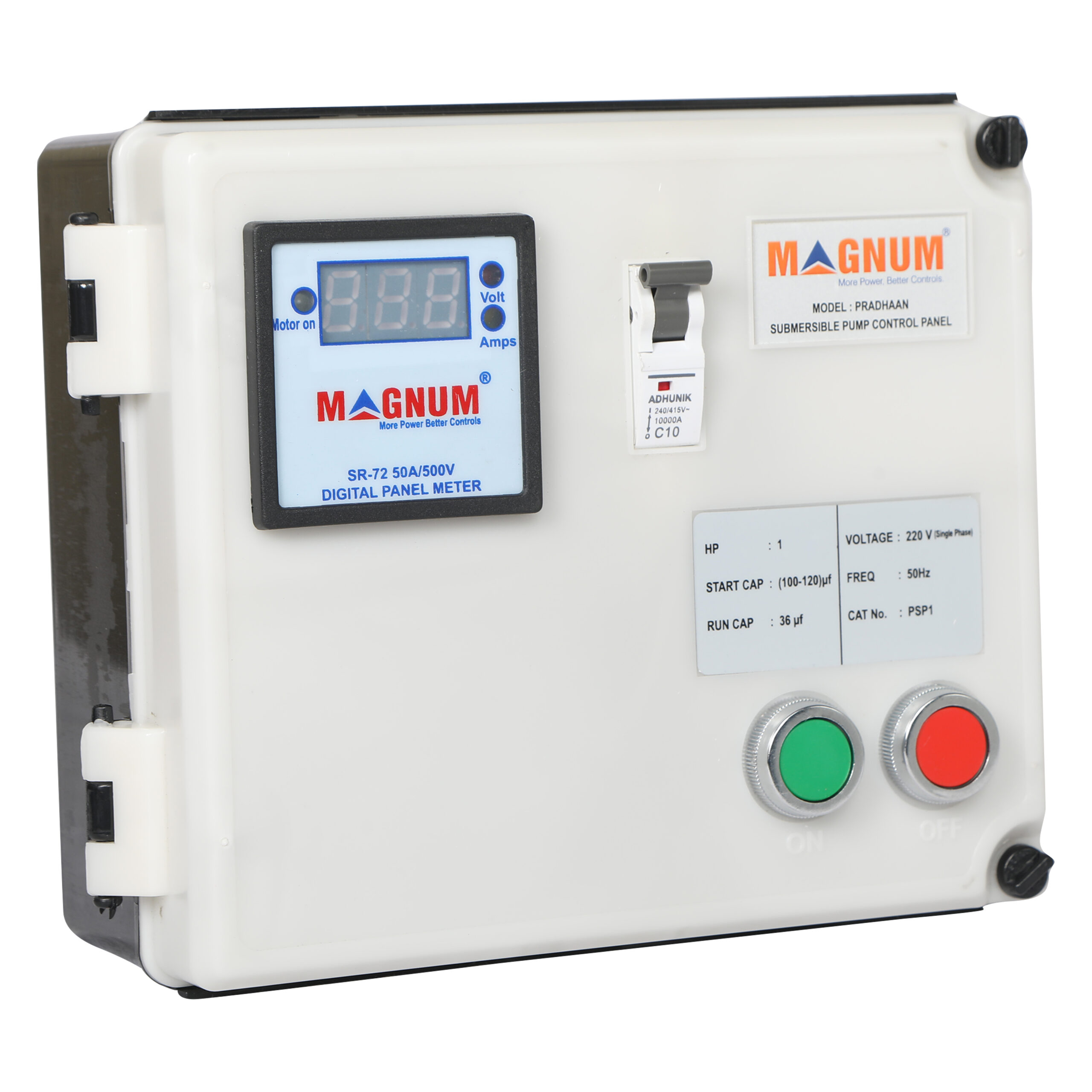 Pradhaan Submersible Pump Control Panel view 2