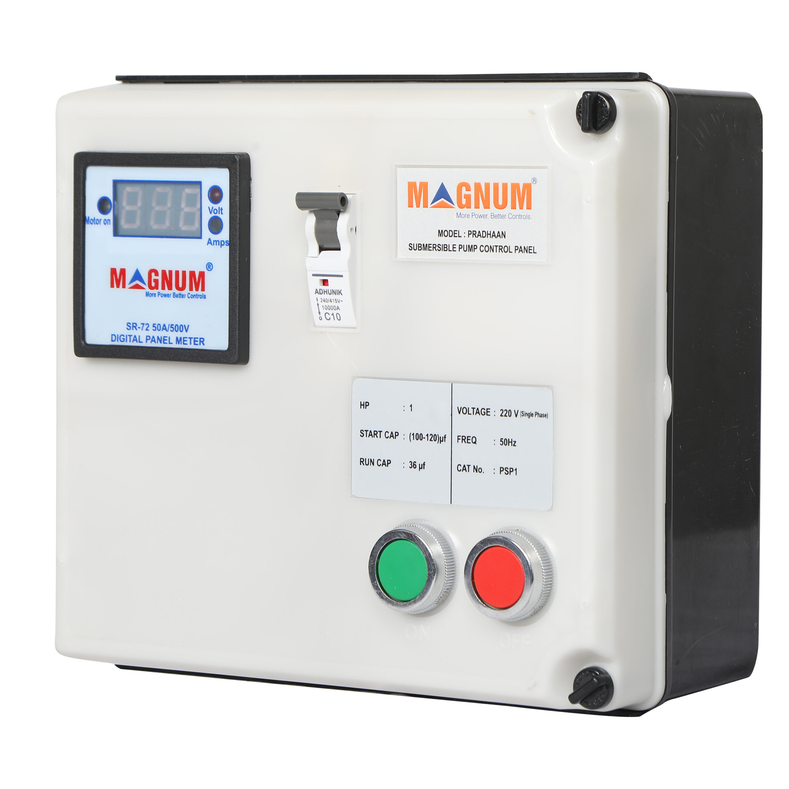Pradhaan Submersible Pump Control Panel view 3