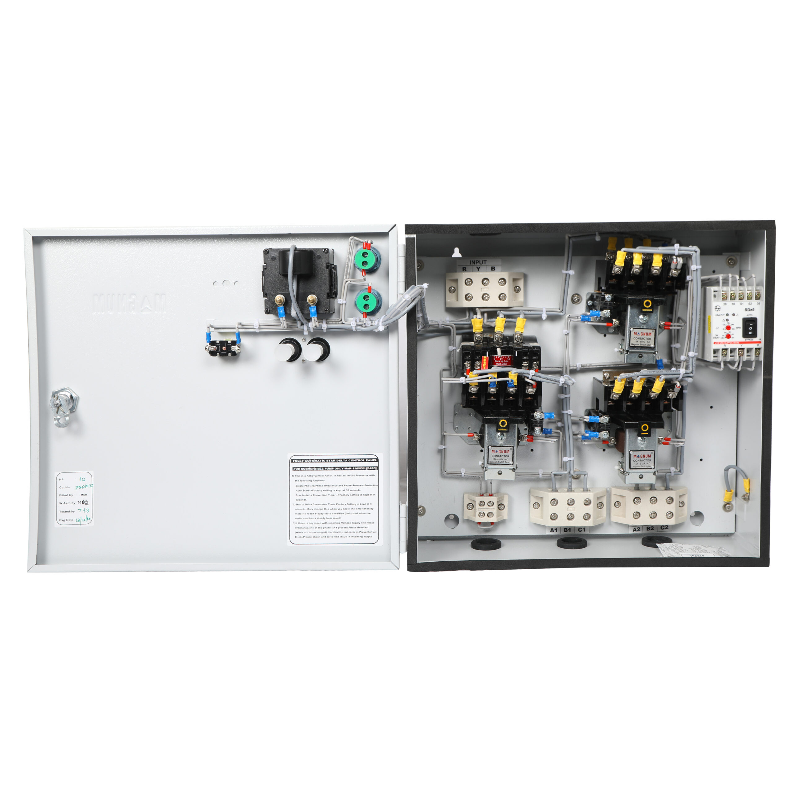 Vajra Star Delta Control Panel MaK-1 inner view