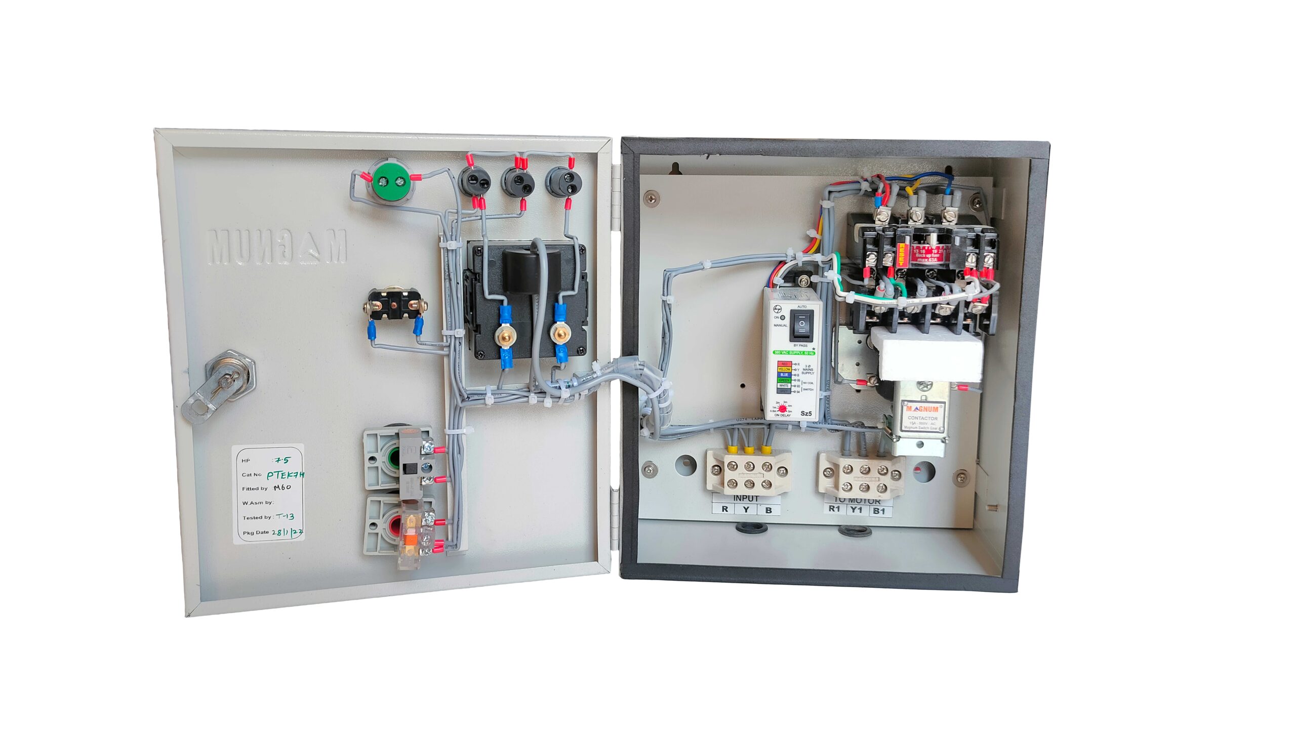 Executive Pump Panel inside view