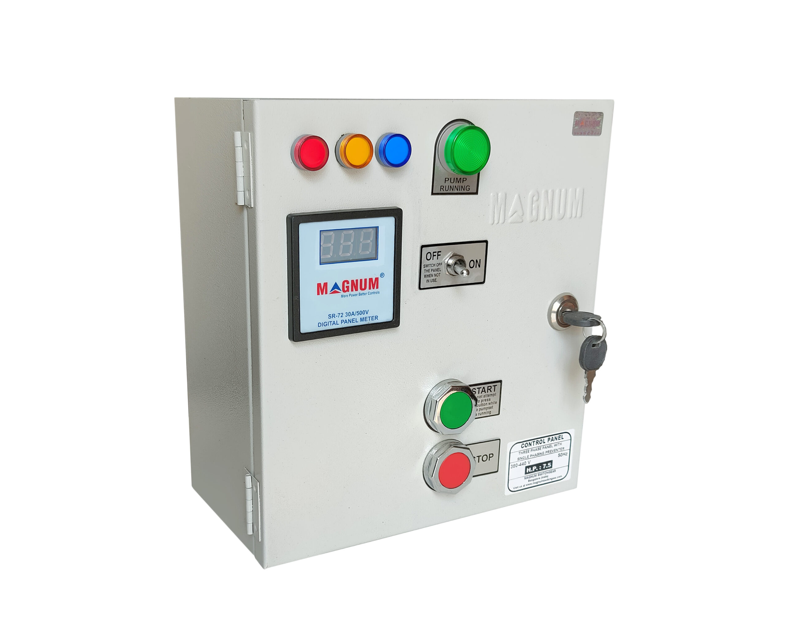 Executive MaU Pump Panel left view