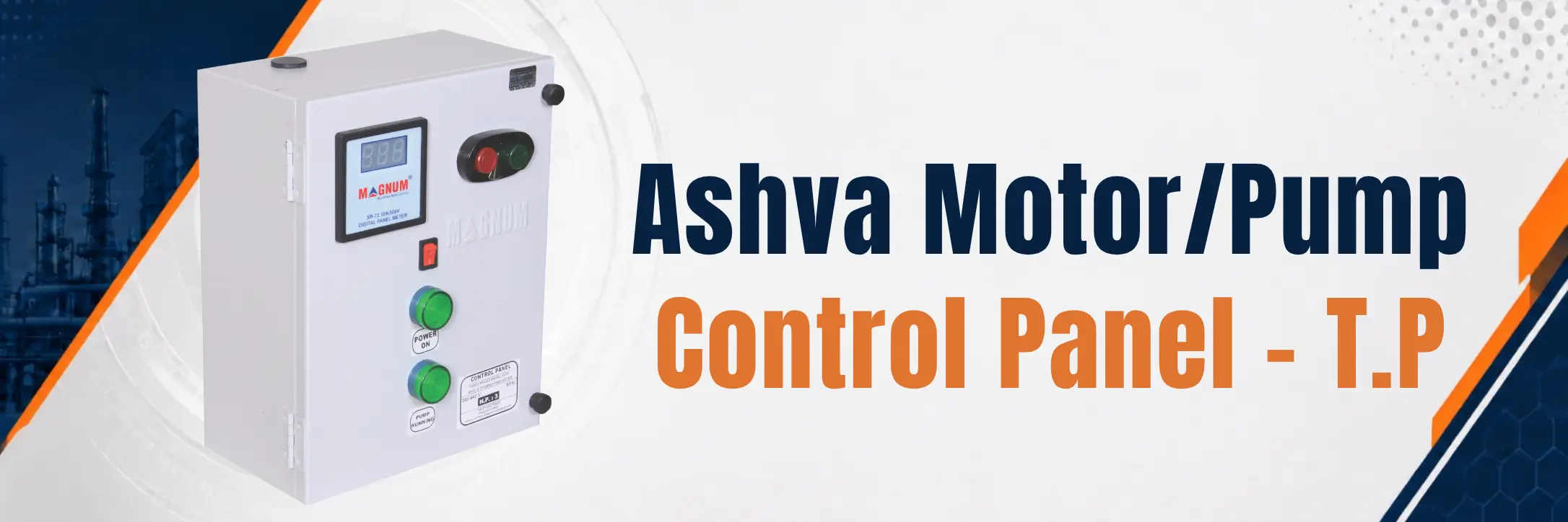 Ashva Motor/Pump Control Panel – T.P