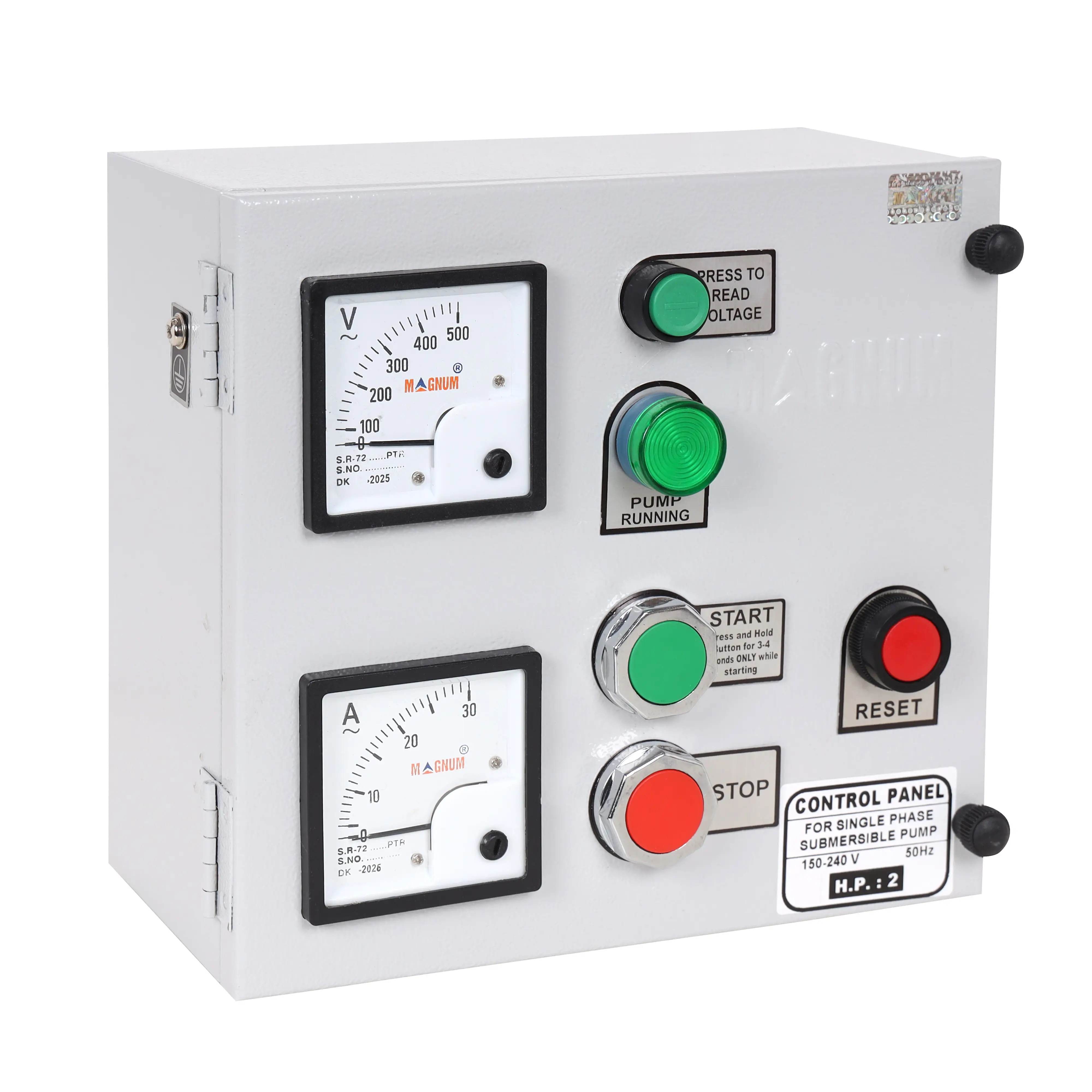 MaCHK-1 Compact Pump Panel view 2
