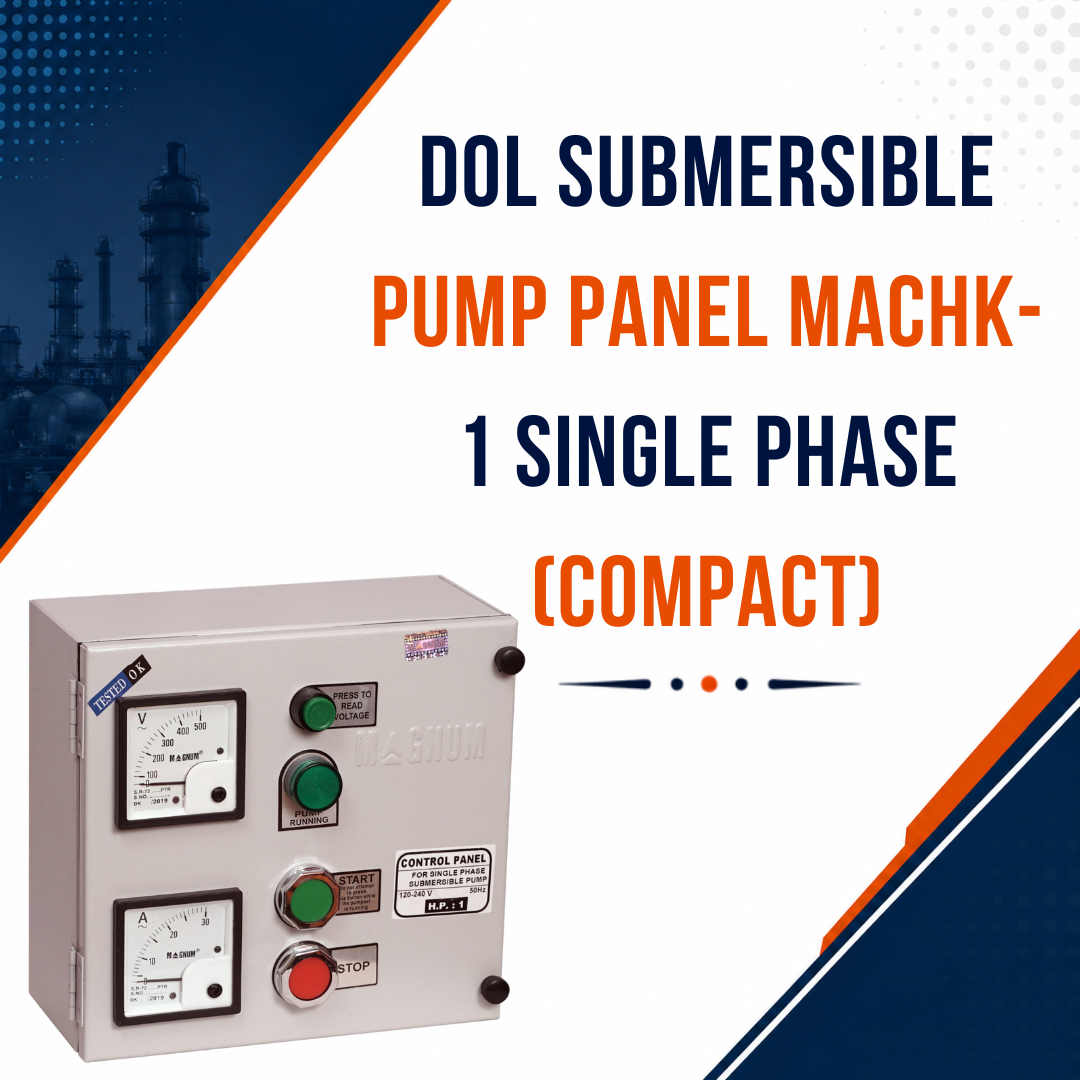 DOL Submersible Pump Panel MaCHK-1 Single Phase (Compact)