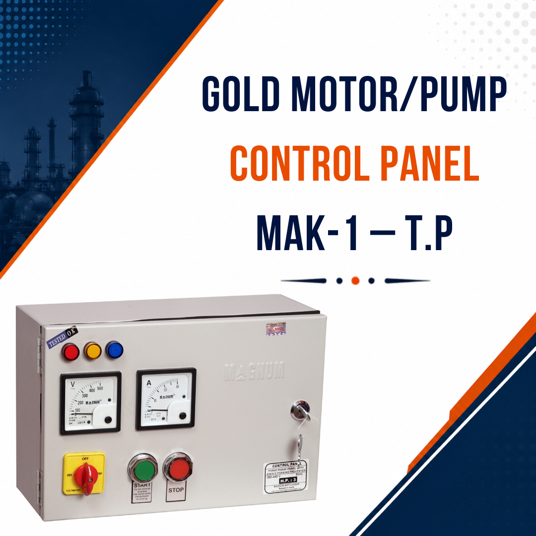 Gold Motor/Pump Control Panel MaK-1 &ndash; T.P