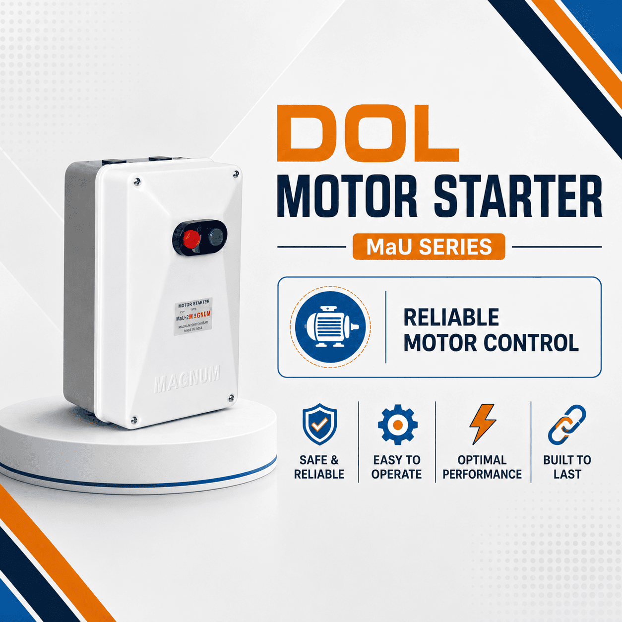 MaK-1 Single Phase DOL Starter