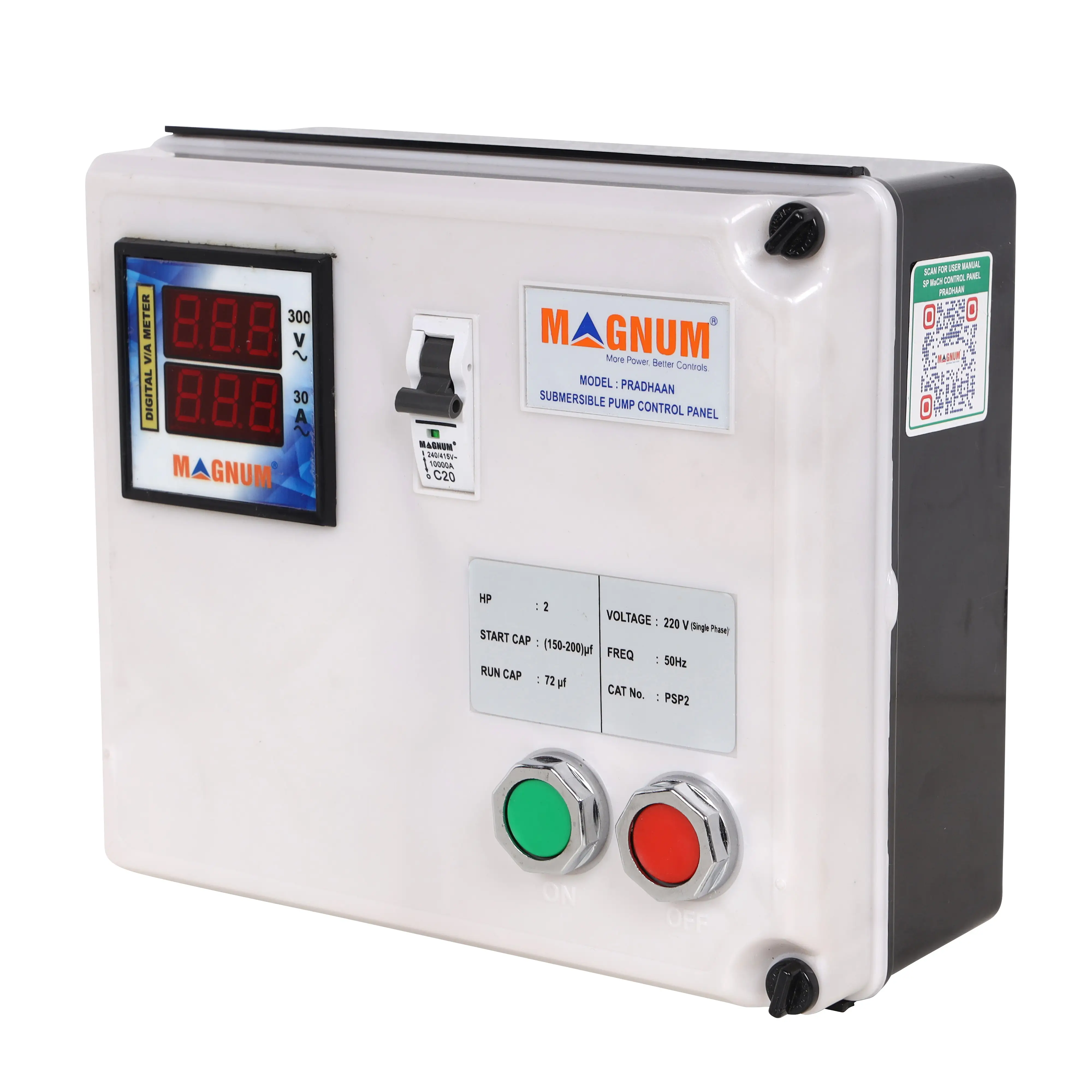 Pradhaan Submersible Pump Control Panel view 4