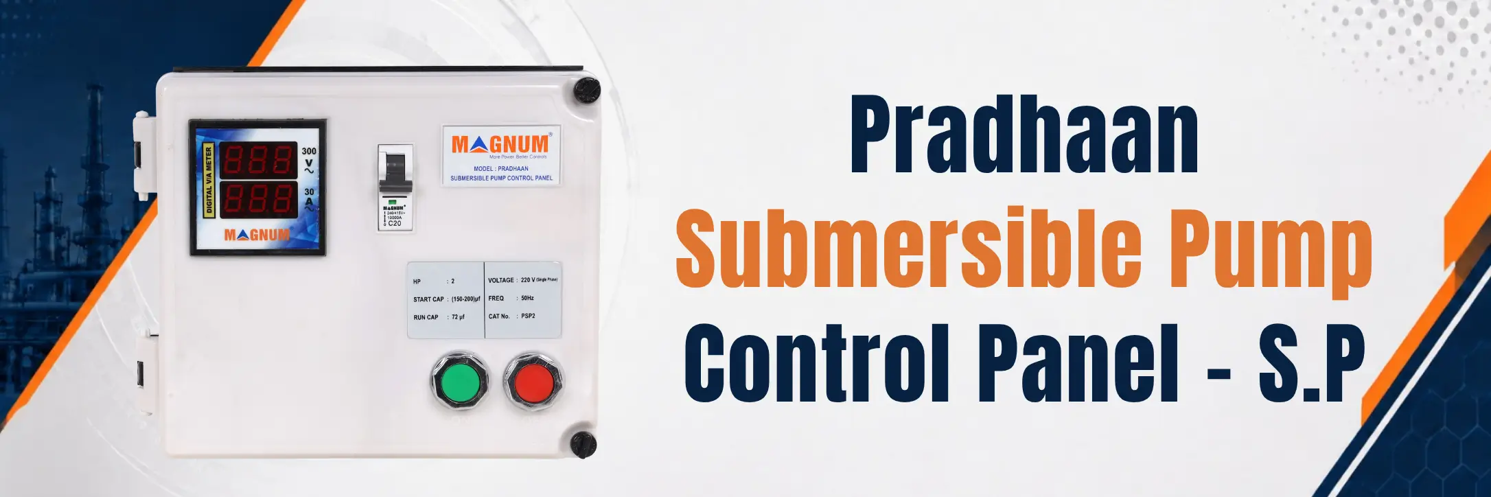 Pradhaan Submersible Pump Control Panel – S.P